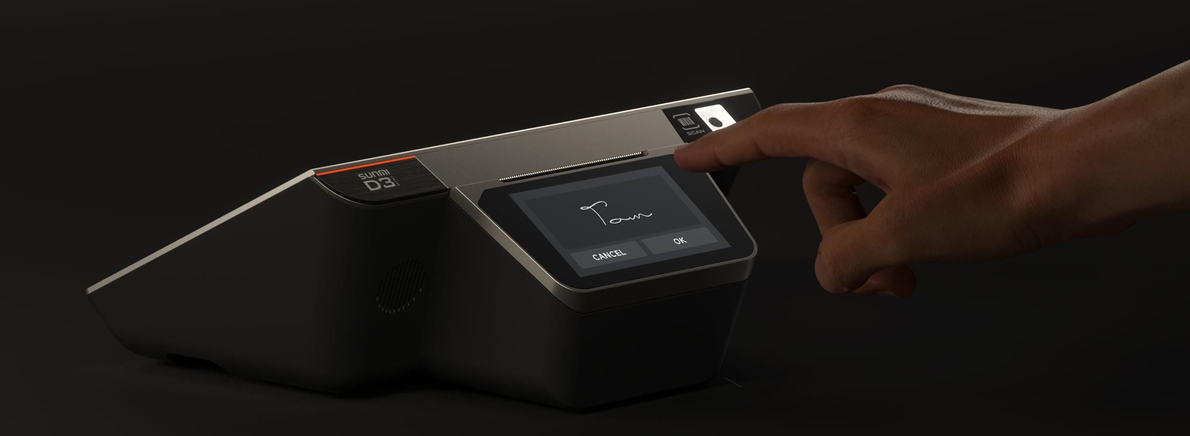 จอรองสัมผัส IPS 4" ระบบ Capacitive