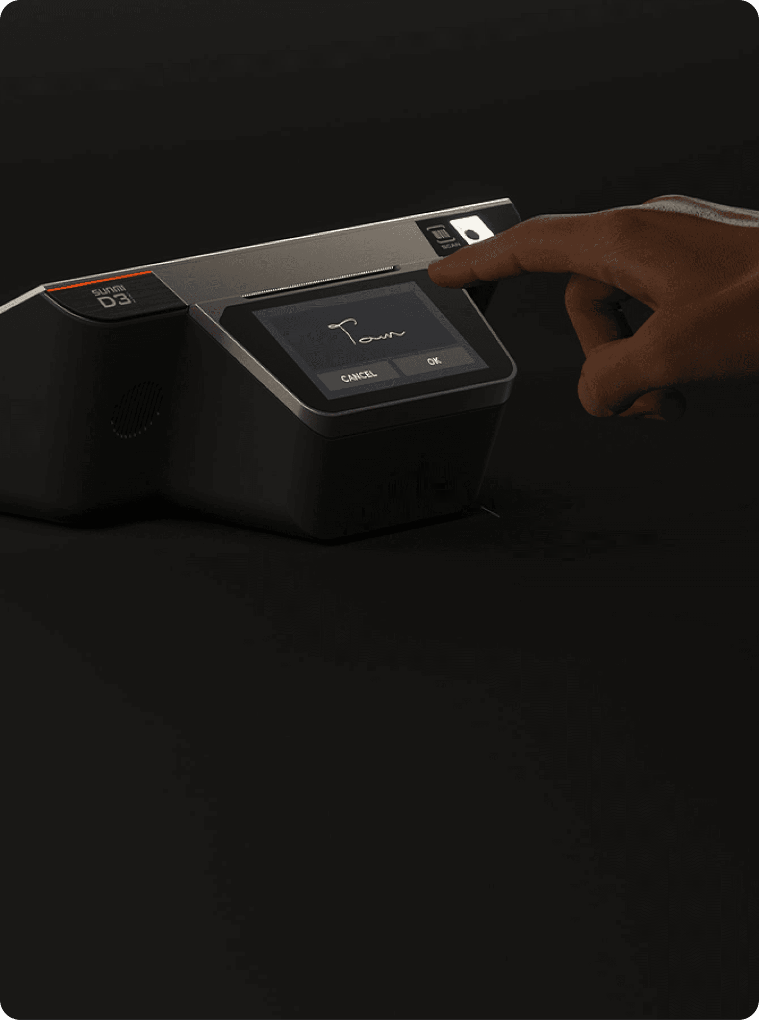 จอรองสัมผัส IPS 4" ระบบ Capacitive